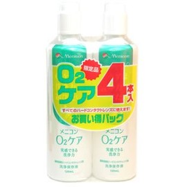 メニコン O2ケア 【ハードコンタクトレンズ用洗浄保存液】 (120ml×4本入)