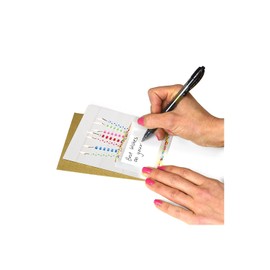 Great Papers! Candles Scratch-Off Note Cards And Envelopes, 4.25" x 5.5", 3 count (2018001)