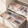Plastic Storage Basket with Lids 12 Pack Stackable Storage Bins