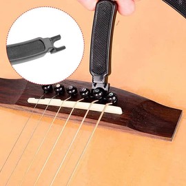 3-in-1 Pin Guitar String Tool Puller Winder and Cutter Acoustic Guitar Tool, Durable Metal and Plastic, Compact Design, Essential Accessory for Acoustic Guitars