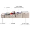 Mangata Fabric Storage Boxes, Storage Baskets for Shelves, 3 Pack
