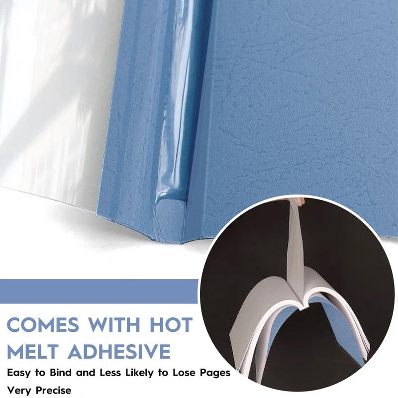 15 Sheets Thermal Binding Covers A4 Thermal Binding Covers PVC