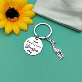 Giraffe Keychain Gift for Giraffes Lover Giraffe Keyring Gifts for Animal Lover Giraffe Jewelry Gift for Gift for Son Daughter Best Friends Graduation Birthday Friendship Gift for Teen Girl Boy