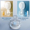 TAILI Bathroom Suction Hooks with Vacuum Suction Cups- No Drilling