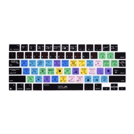 WYGCH Stylish Keyboard Cover Silicone Protective Skin Keyboard Protector for MacBook 2025-2021 Pro 14" 16" M4 M3 M2 M1 Pro Max Chip,MacBook Air 15" 13.6" M4 M3 M2 Chip A3240 A3241,AI Illustrator