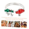 Healeved Mushroom Frog Adjustable Ring Unique Aesthetic Jewelry for Women