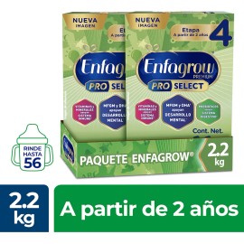 Fórmula Infantil Enfagrow Etapa 4 Pack X2 2.2 Kg