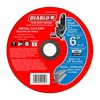 Diablo Metal Cut-Off Disc - Superior Performance - 6" Diameter,