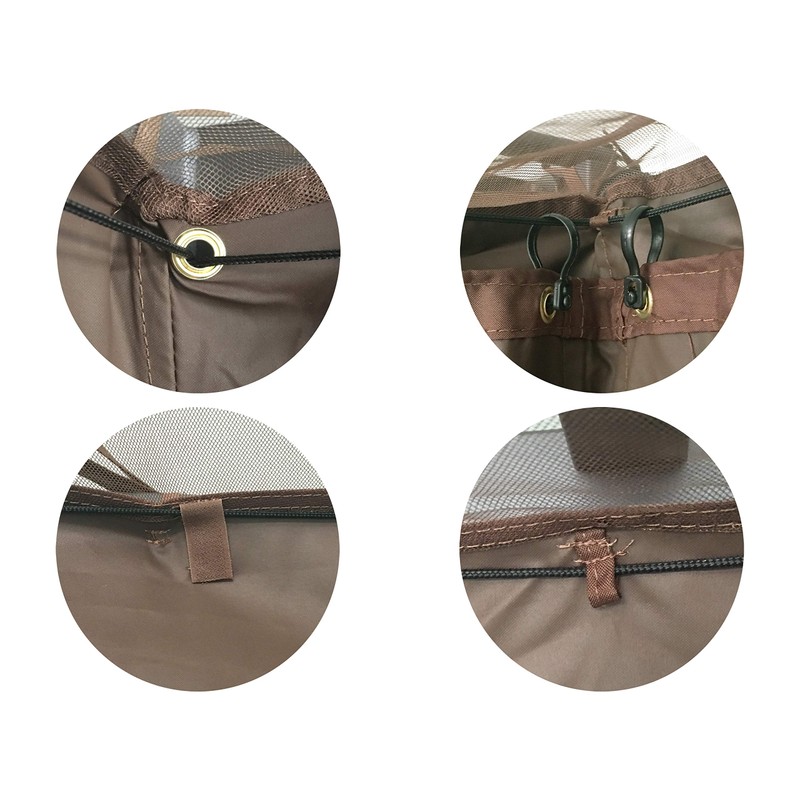 Replacement Mosquito Net for Flat-Roof Pergola - Mesh Bug Net