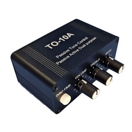 Yuemsh NE5532 Dual OP Amp Front Audio Amplifier, Stereo Tube Preamp Treble Mid Bass Tone Control Dual- Attenuated Volume