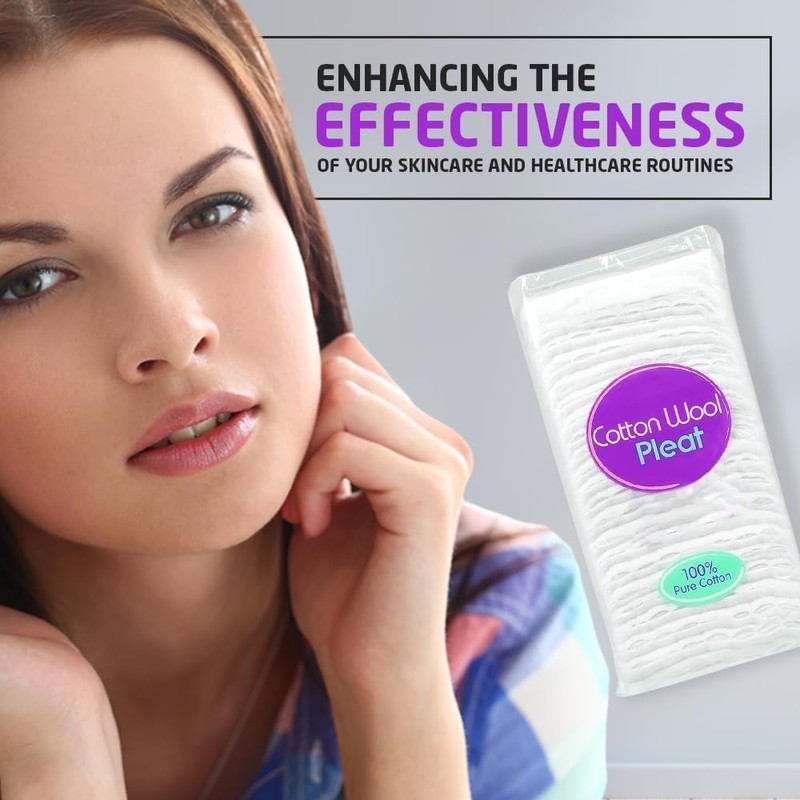 Super Soft Cotton Wool Pleat,100% Pure Cotton, 80G (Pleat)