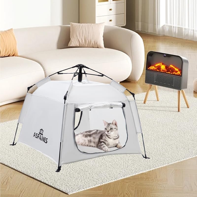 ASFANES Outdoor Waterproof Pet Automatic Camping Tent, Pop up Cave