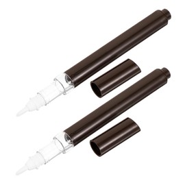TOVINANNA 2pcs Dual Purpose Lip Gloss Pen Refillable Brush Tip Nail Oil Applicator Cuticle Oil Pen Teeth Whitening