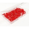 NEDBLUE Red Push Pins - 120 Drawing Pins with Storage
