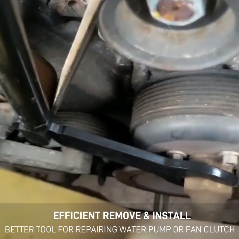 SMOTIVEPRO Pneumatic Fan Clutch Wrench Set, 8Pcs, 7/8"-2"