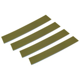 SK11 FNB-13 FNB-13 Sealing Spatula with Rubber 4 Pieces, Soft Diagonal Cut, Made in Japan, Includes Tape and Rubber