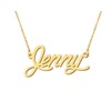 Jenny Pendant Name Necklace 18k Gold Plated Stainless Steel Script