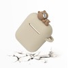 Wonhibo for Airpods Case, Cute Silicone Animal Soft Cover for