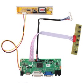 VSDISPLAY VGA DVI Audio Controller Card for 15.6 Inch LP156WH1 LTN156AT01 N156B3 B156XW01 1366x768 1CCFL 30Pin LCD Panel