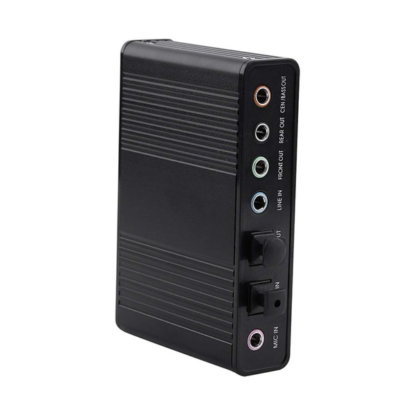 Yctze USB External 6 Channel Digital Optical SPDIF Sound Card