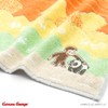 Curious George Panda Towel Handkerchief, Orange, Small, Reborn Cotton, Full