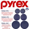 Pyrex (2) 7202-PC 1-Cup, (2) 7200-PC 2-Cup, & (2) 7201-PC