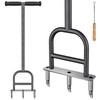 Dolibest Lawn Coring Aerator, Stainless Steel 3 Corer Plug Aerator