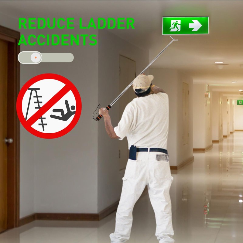 Smoke Detector Tester Pole - Smoke Detector and Emergency Exit