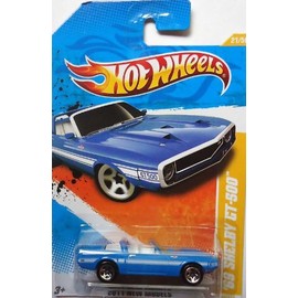 2011 Hot Wheels 21/244 - New Models 21/50 - '69 Shelby GT-500 (Blue)