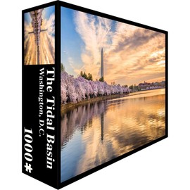 The Tidal Basin - 1000 Piece Jigsaw Puzzle by Pigment & Hue, Inc.