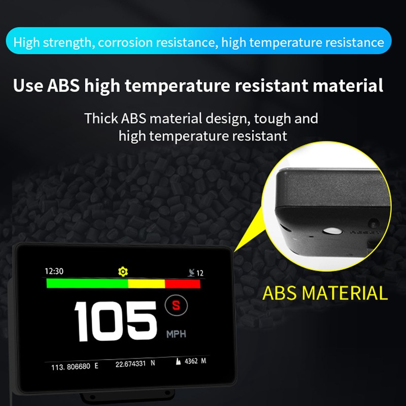 Car Smart HUD Display Dashboard Heads Up Windshield Speedometer Fatigue