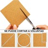 Posavasos de Corcho,30 Piezas Coasters,Posavasos de Bebidas Portavasos Reutilizables Absorbentes