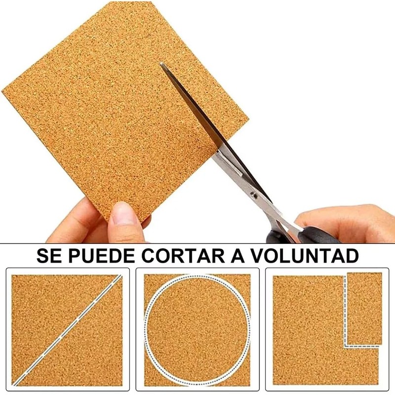 Posavasos de Corcho,30 Piezas Coasters,Posavasos de Bebidas Portavasos Reutilizables Absorbentes