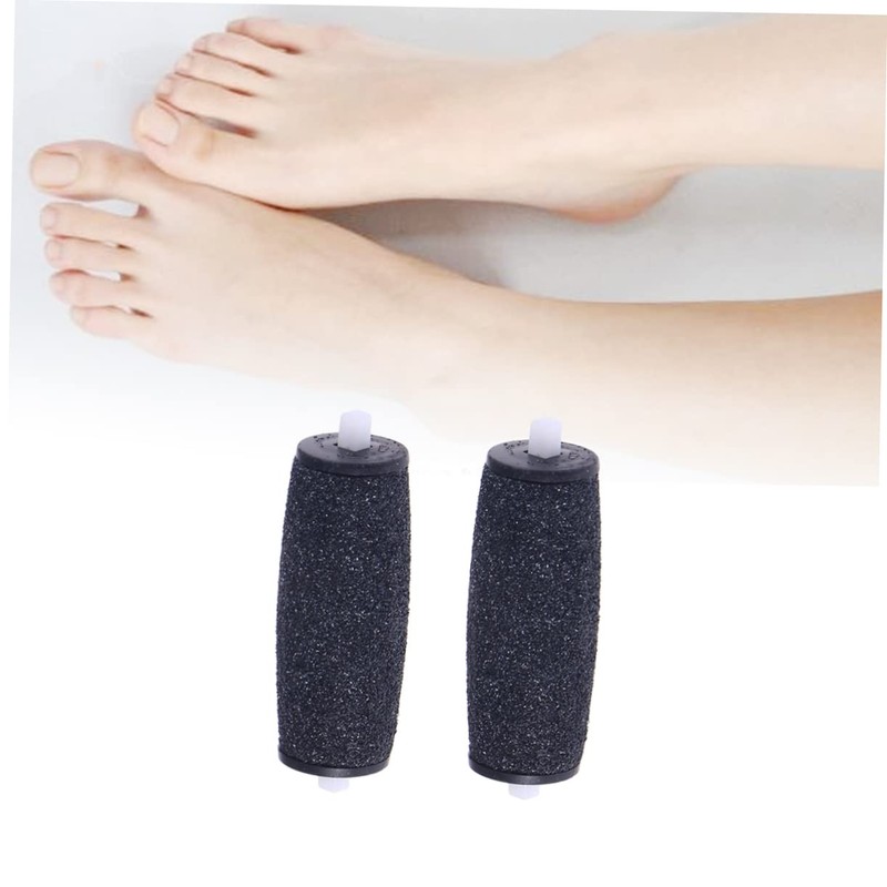 Healeved 2pcs 4 Electronic Foot File Roller Refill Heads 4