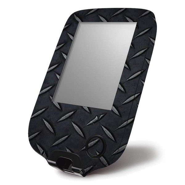 MightySkins Skin Compatible with Abbott Freestyle Libre 1 & 2 - Black Diamond Plate | Protective, Durable, and Unique Vinyl Decal wrap Cover | Easy to Apply and Change Styles | Made in The USA