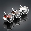KEMIYIXIAN Stainless Steel Sugar Bowl with Lid and Spoon, Polished