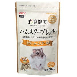 Gex Saishoku Kenbi Hamster Blend, Specially for Dwarf Hamsters, 300g