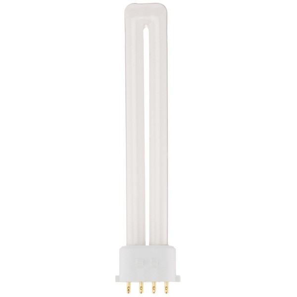 Sylvania 20318 (6-Pack) CF13DS/E/841/ECO 13-Watt Single Tube Compact Fluorescent Light Bulb, 4100K, 800 Lumens, 82 CRI, T4 Shape, 4-Pin 2GX7 Base
