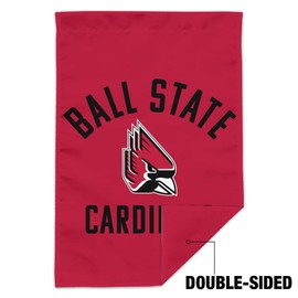 Ball State Cardinals Logo Garden Yard Flag (Pole Not Included)