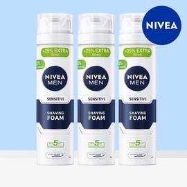 Nivea Men Sensitive Shaving Foam 250ml 3pcs / 니베아 맨 센서티브 쉐이빙 폼 250ml 3개