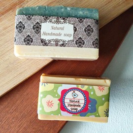 WRAPWAVE Premium Soap Wrapping Paper & Cardboard Sleeves for Homemade Soap Bars, Ideal for Spa Gifts, 100 Sheets, 1.18x 8.27INCH