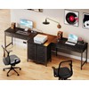 Casaottima L Shaped Desk with 6 Drawers, 50 Inch Computer