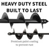 TCBWFY Garden Auger Drill Bit for Planting 1.6"x16.5"and 3.5"x16",Heavy Duty