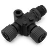 T Connector for NMEA 2000 3 Port Connector 5-Pin M12