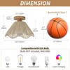 Zswanbei D12.5 Inch Boho Light Fixtures Flush Mount Mini Chandelier