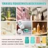 MVVM 16 Pack Silicone Bottle Covers for Travel,Travel Bottle Cover