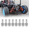 8 Pcs RC Wheel Hub Extension Nut Stainless Steel High