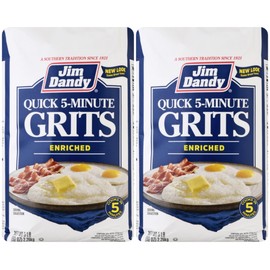 Jim Dandy Enriched Quick Grits, 5 lb Bag (Pack of 2)