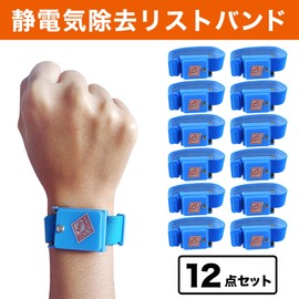 HAMILO 静電気除去リストバンド 調節可能 作業用 12点セット