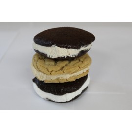 Fresh-Baked Whoopie Pies (Gobs) by Bird-In-Hand Bake Shop in Amish Country, Pennsylvania - 12 Ct. Chocolate Peanut Butter Lovers